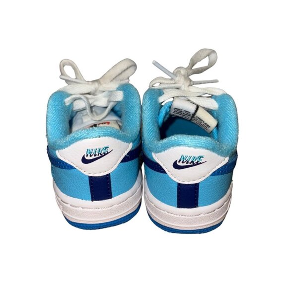 Nike Air Force 1 LV8 Blue/White Size 3C - Picture 2 of 3